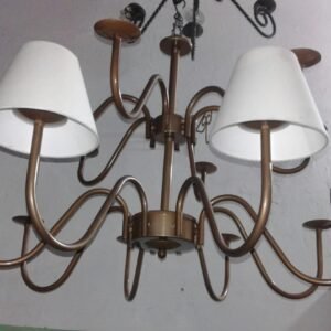 Iron chandeliers