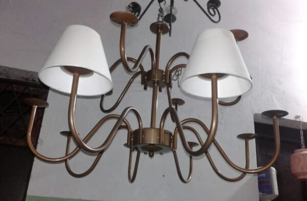 Iron chandeliers