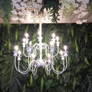 Iron chandeliers