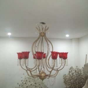 Iron chandeliers