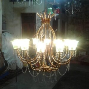 Iron chandeliers