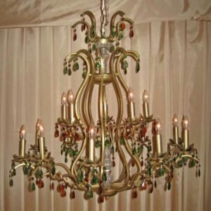 Iron chandeliers