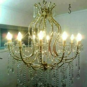 Iron chandeliers