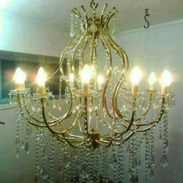 Iron chandeliers