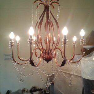 Iron chandeliers