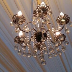 Crystal & Glass Chandelier