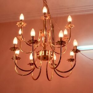 Iron chandeliers