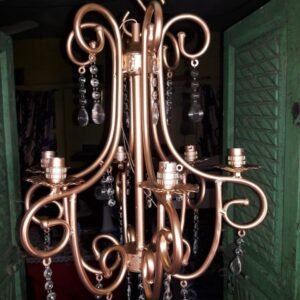 Iron chandeliers