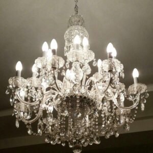 Crystal & Glass Chandelier