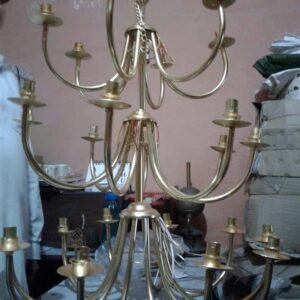 Iron chandeliers