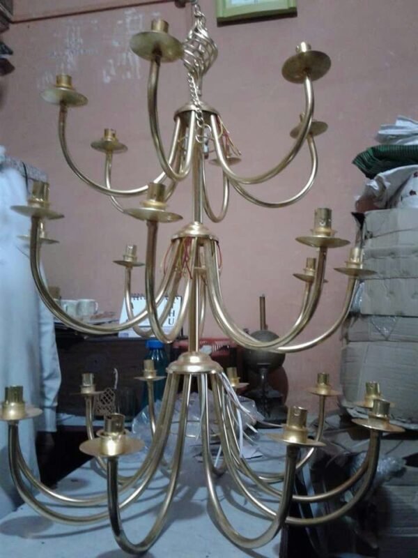 Iron chandeliers