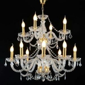 Crystal & Glass Chandelier