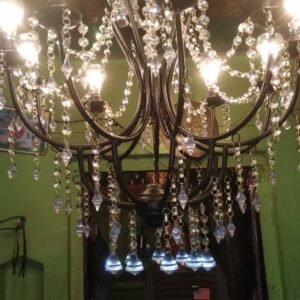 Iron chandeliers