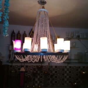 Iron chandeliers