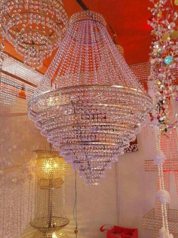 Crystal & Glass Chandelier