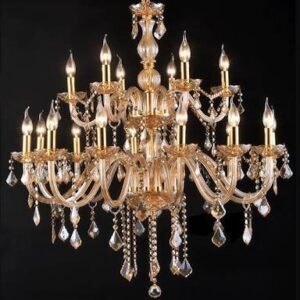 Crystal & Glass Chandelier