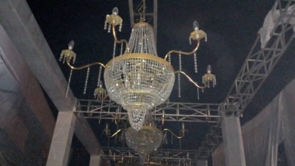 Crystal & Glass Chandelier