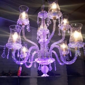 Crystal & Glass Chandelier