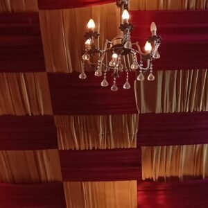 Iron chandeliers