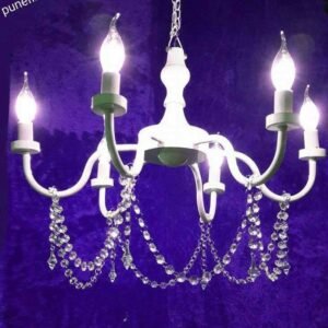 Iron chandeliers