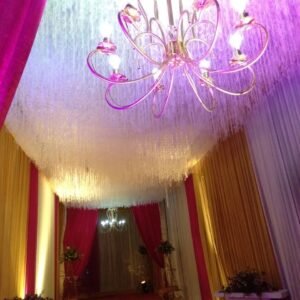 Iron chandeliers