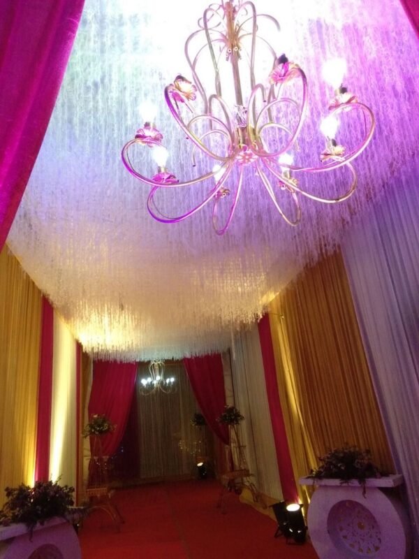 Iron chandeliers