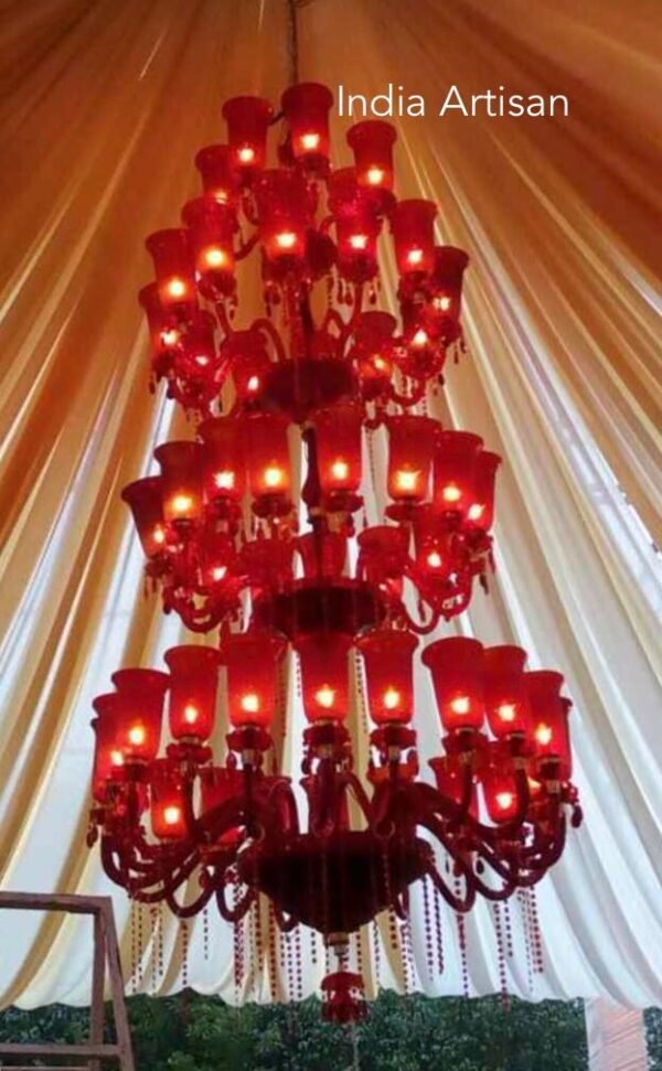 Crystal & Glass Chandelier