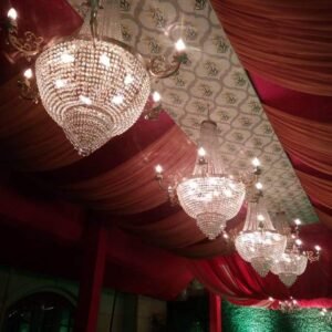 Crystal & Glass Chandelier