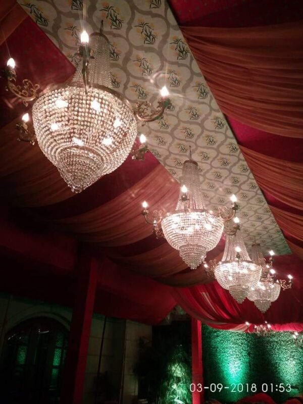 Crystal & Glass Chandelier