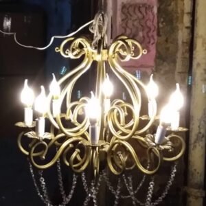 Iron chandeliers