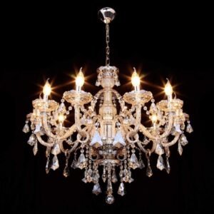 Crystal & Glass Chandelier
