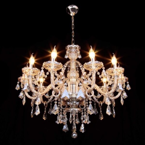 Crystal & Glass Chandelier