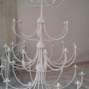 Iron chandeliers