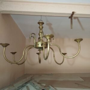 Iron chandeliers