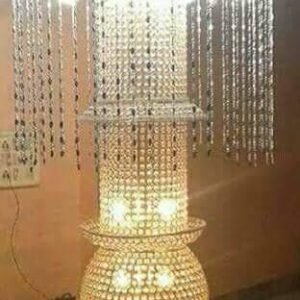 Crystal & Glass Chandelier