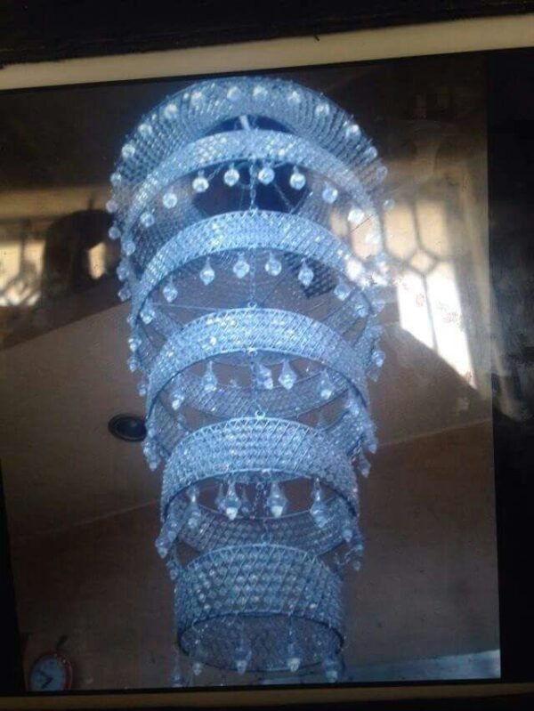 Crystal & Glass Chandelier
