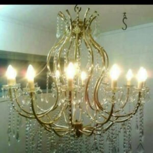 Iron chandeliers