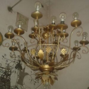 Iron chandeliers
