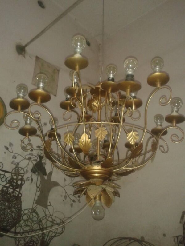 Iron chandeliers