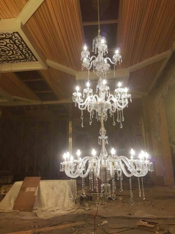 Crystal & Glass Chandelier