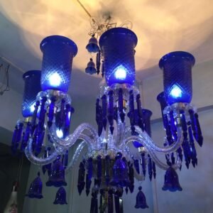 Crystal & Glass Chandelier