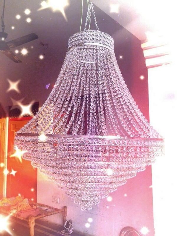 Crystal & Glass Chandelier