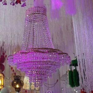 Crystal & Glass Chandelier