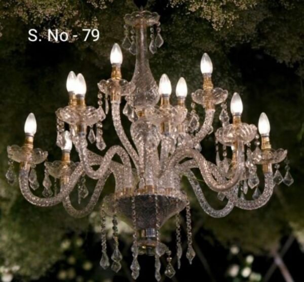 Crystal & Glass Chandelier