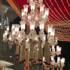 Crystal & Glass Chandelier