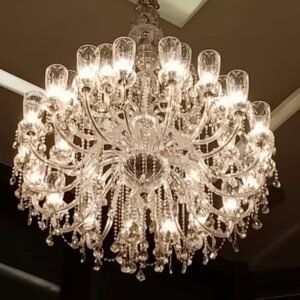 Crystal & Glass Chandelier