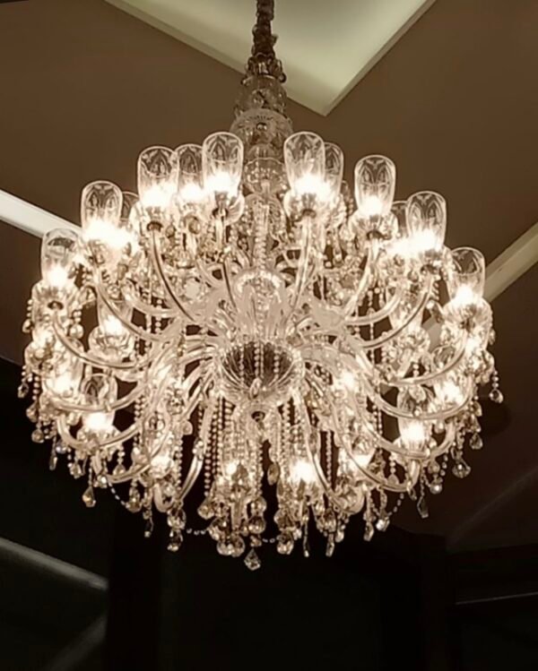 Crystal & Glass Chandelier