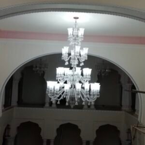 Crystal & Glass Chandelier