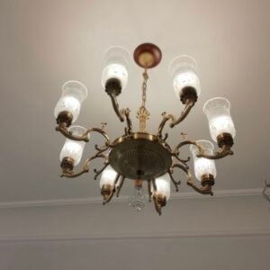 Crystal & Glass Chandelier