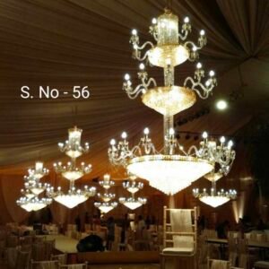 Crystal & Glass Chandelier